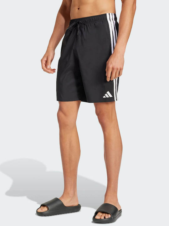adidas 3-Stripes Men's Swimwear Shorts Black St...