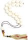 Roloi Komboloi Camel Bone Worry Beads White 30cm
