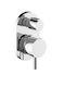Ottone Meloda für Dusche 3 Ausgänge Silber