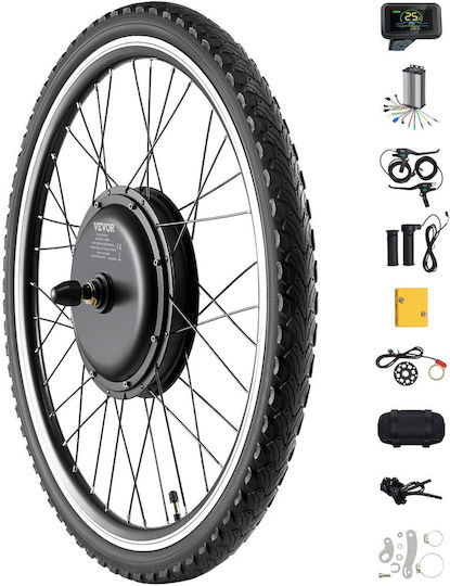 Vevor 1000w 48v 26" Roată Față Kit de Conversie Bicicletă Electrică cu Butuc pentru E-bike