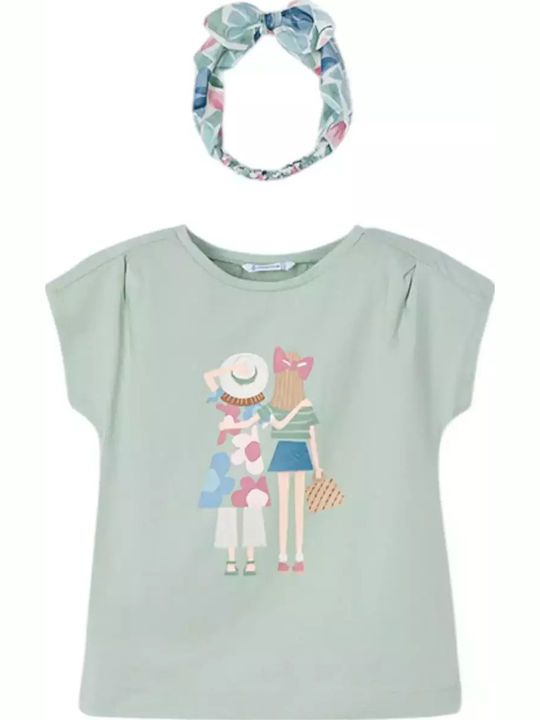 Mayoral T-shirt Πετρόλ