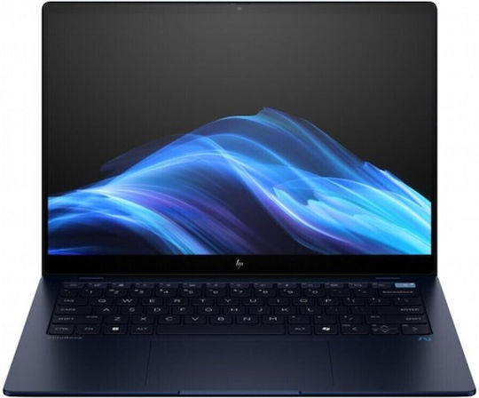 HP EliteBook Ultra G1q 14" IPS Touchscreen (Snapdragon -X Elite/32GB/1TB SSD/W11 Pro) Atmosphere Blue (Tastatură Engleză Internațională)