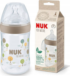 Nuk For Nature Plastic Baby Bottle with Silicone Teat for 3+ Months 260ml