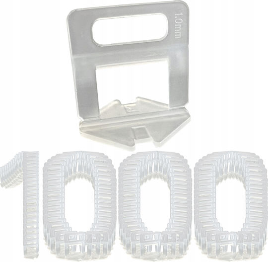 Fliesen-Nivellierclips 1,0 mm Set 100 Stück X10