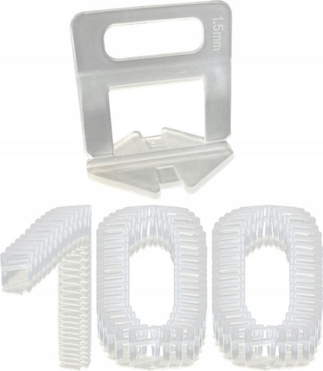 Fliesenausgleichs-Clips 1,5 mm Set 100 Stück