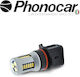 Phonocar Λάμπα Αυτοκινήτου PSX26W LED 6000K Ψυχρό Λευκό 12V