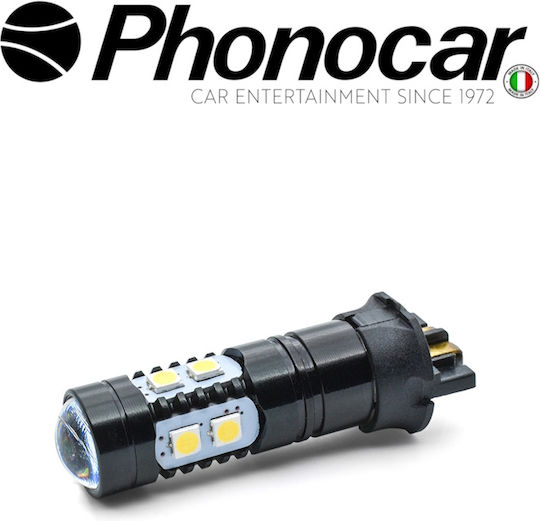 Phonocar Λάμπα Αυτοκινήτου PW24W LED 6000K Ψυχρό Λευκό 12V