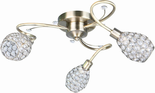 Agora Lighting Таванно осветление 59бр Сребрист с Фасунга E14