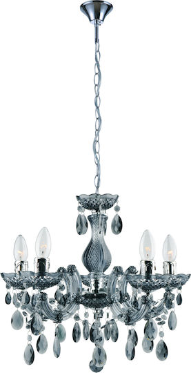Agora Lighting Κρεμαστό Φωτιστικό Γκρι 44x44x120εκ. Agora Lighting Κρεμαστό Φωτιστικό Γκρι 44x44x120εκ.