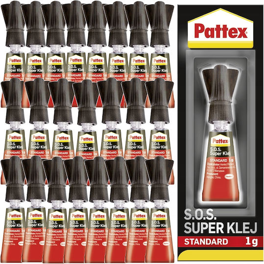 Pattex S.o.s Super Glue Standard 1g 24 Pieces