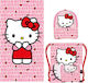 Hello Kitty Παιδική Πετσέτα Θαλάσσης Ροζ Hello Kitty