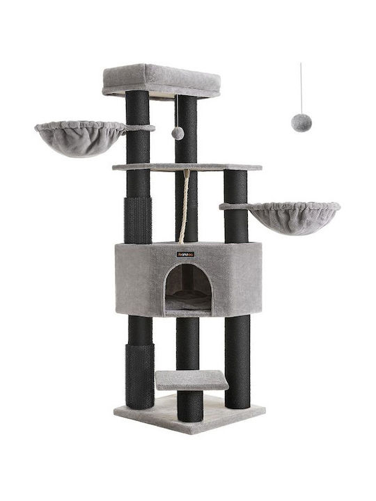 Cat Trees Gray 50x50x160cm