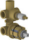 Built-in Mixer Body Rotating 3-Way Distributor New Type Ottone Meloda 03119-00