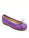 Balerini copii Simple de Piele Violet