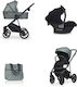 Riko Velar Adjustable 3 in 1 Baby Stroller Sage...