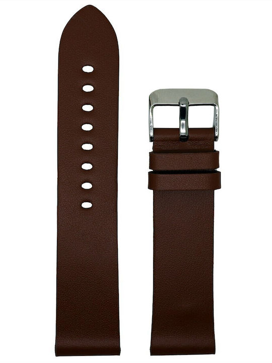 Tzevelion Leather Strap Brown 20mm