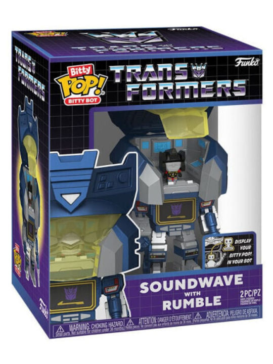 Funko Bitty Pop! Bitty Bot Movies: Soundwave With Rumble