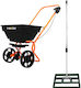 Rotary Spreader & 50cm Lawn Leveller Green
