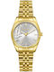Lee Cooper Damen Uhr mit Gold Metallarmband