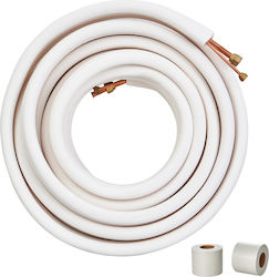 Set conducte mini split Vevor 15240mm țevi de cupru OD 6.4 & 12.7mm izolație triplu strat echipamente de refrigerare sau pompă de căldură mini split aer condiționat & benzi de înfășurare HVAC