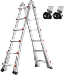 Vevor Telescoping Ladder A Frame 20 Ft Extension Multi-function Homework
