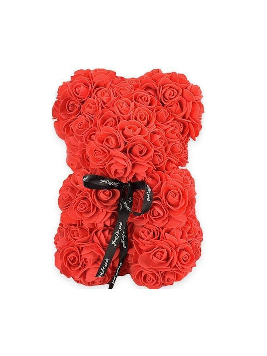 Rose Teddy Bear Love Bear 25cm, red