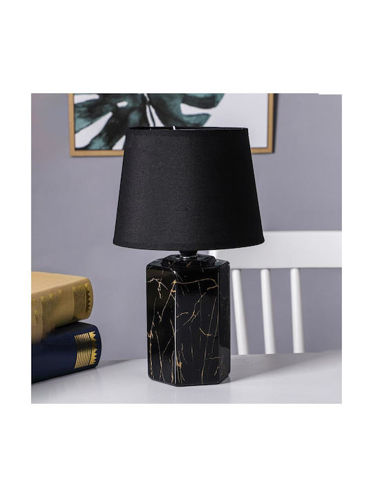 Next Tischlampe LED mit Schwarz Schirm und Basis