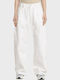 Women's Jean Trousers in Loose Fit Off White