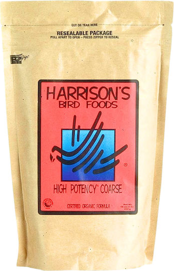 Granule Organice Complete Harrison's High Potency Coarse pentru Papagali Medii și Mari 1