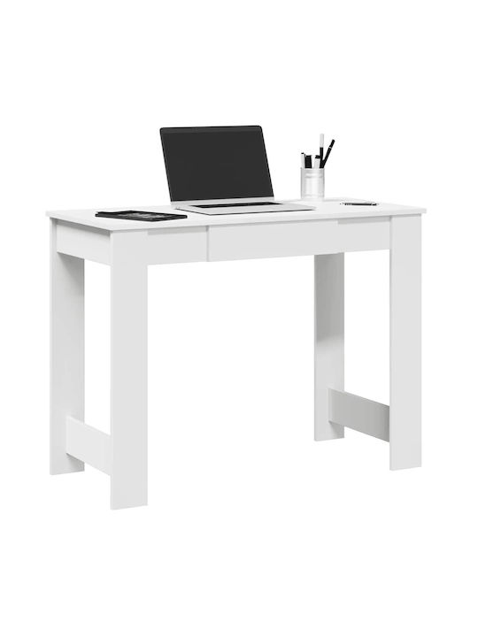 Desk Wooden White 100x45x75cm