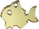 Plexiglass Gold Fish 17mm 8pcs