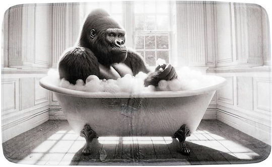 Atmosphera Badematte Gorilla BM0301 Grau 45x75cm