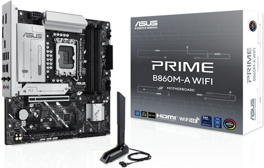 Asus Prime B860M-A WIFI Motherboard Micro ATX με Intel 1851 Socket 90MB1JY0-M0EAY0