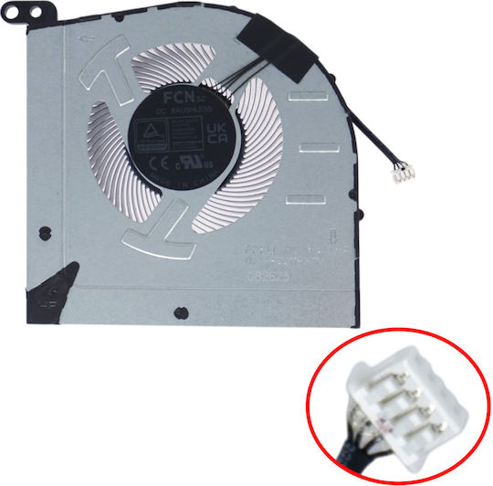 Охлаждащ вентилатор за лаптоп GPU Lenovo Ideapad Gaming 3 15iah7 16iah7 82s9 Dfs5k221153713 Fpkw 5h40s20574 5h40s20628 5h40s20575 5h40s20629 5h40s20577 5h40s20576 4pin Код 81321