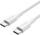 Vention Regular USB 2.0 Cablu USB-C bărbătesc - USB-C 60W Alb 1.5m