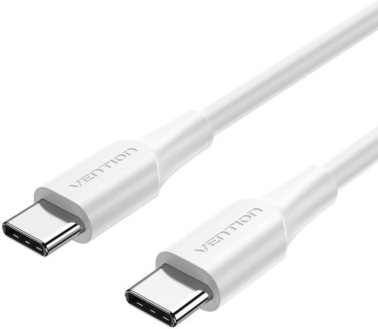 Vention USB 2.0 Kabel USB-C männlich - USB-C 60W Weiß 1m TAXWF