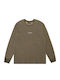 Langarmbluse Khaki