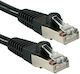 Lindy S/FTP Cat.6a Кабел за Ethernet мрежа 15м Черен 1бр