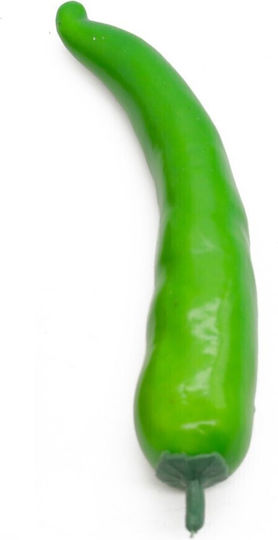 Cosmofan Grüner Chili Plastik Gemüse Replik 21cm 94702