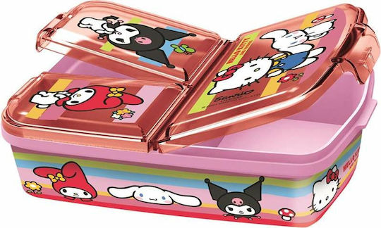 Stor Friends Пластмасово детско контейнерче за храна Hello Kitty Многоцветен