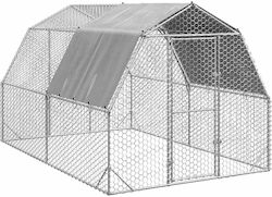 vidaXL 3328526 Verzinkter Stahlkäfig für Vögel ...
