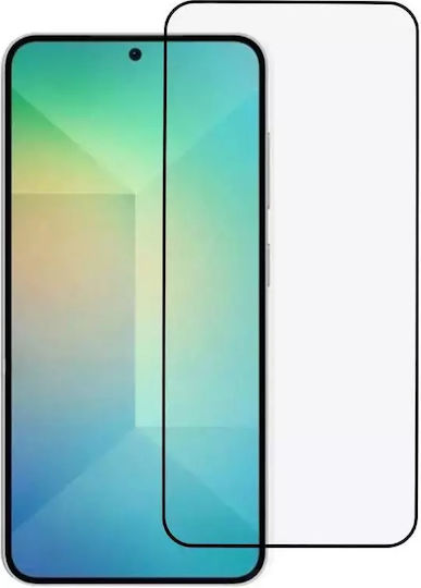 Vollkleber Gehärtetes Glas Schwarz (Samsung S25)