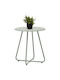 Masă Laterală Rotundă Sammon Metalică Verde M45xL45xÎ50cm