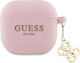 Guess Charm Θήκη Σιλικόνης σε Ροζ χρώμα για App...