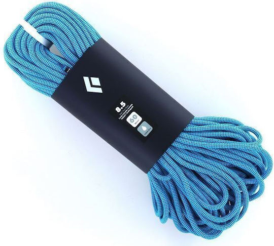 Black Diamond 8.5 Dry BD323015ULBL0701 Dynamic Climbing Rope with Length 70m Blue
