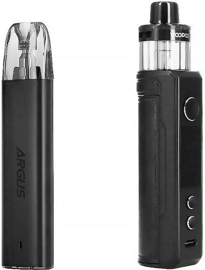 Voopoo Limited Edition Pod Drag X2 PnP X 18650 Kit 5ml + Argus G2 mini 3ml 5ml Spray Black & Midnight Black