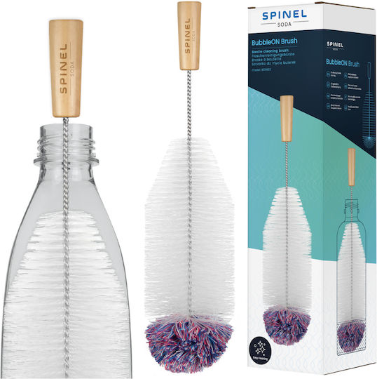 Spinelsoda Flaschenreinigungsbürste Sodabereiter Weiß