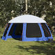 vidaXL Camping Tent Blue 510x260cm