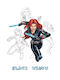 Comic Poster Black Widow Cm041 30cm X 40cm