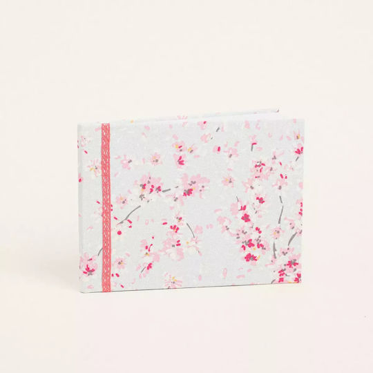 Almond Blossom Theme Guest Book 20.5 X 27.5 Cm 333216 Ntampoudis Ntm-333216